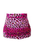 Sexy Rosy Leopard Print Retro High Waist Swim Bottom